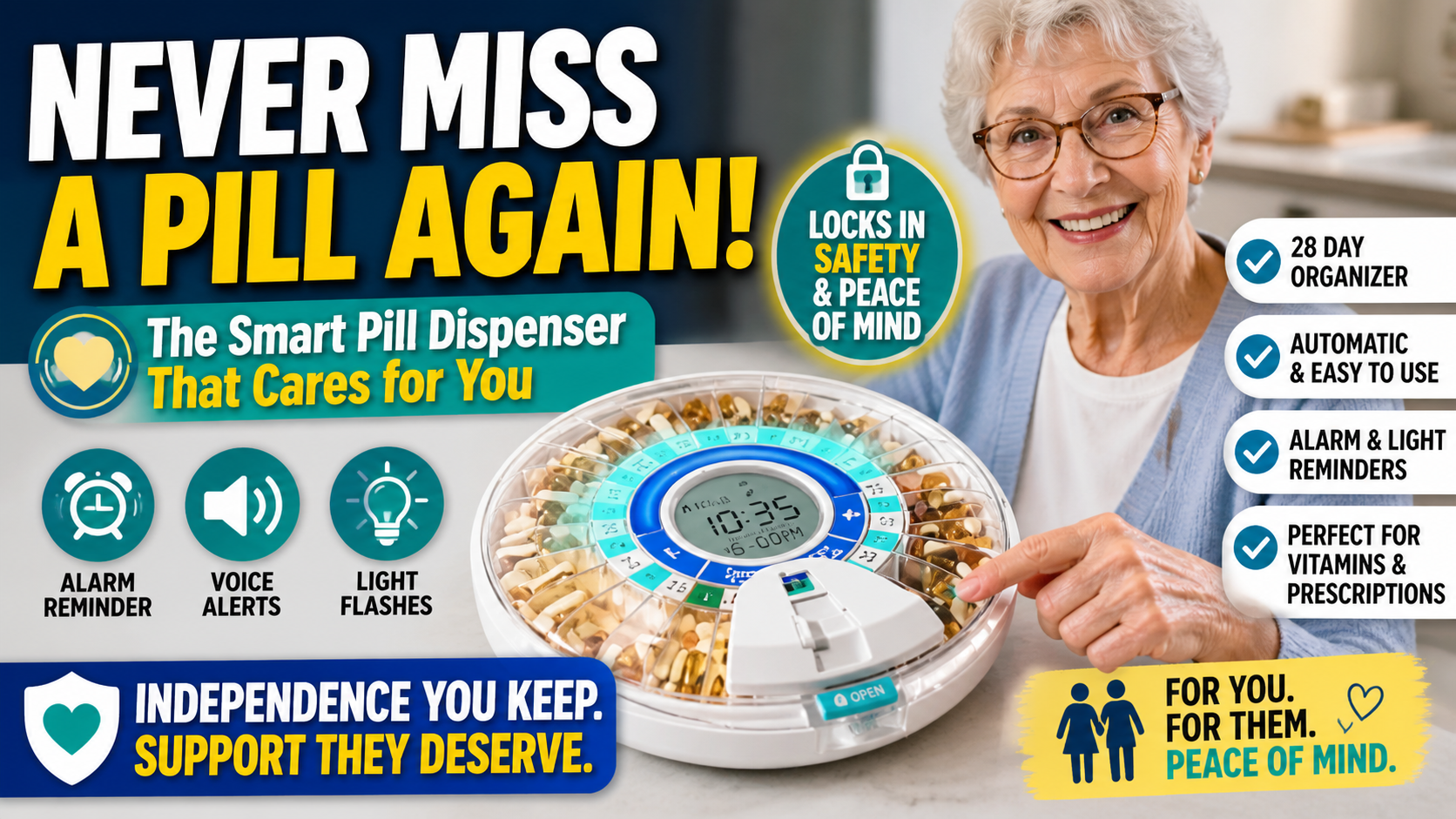 Best Automatic Pill Dispenser for Seniors