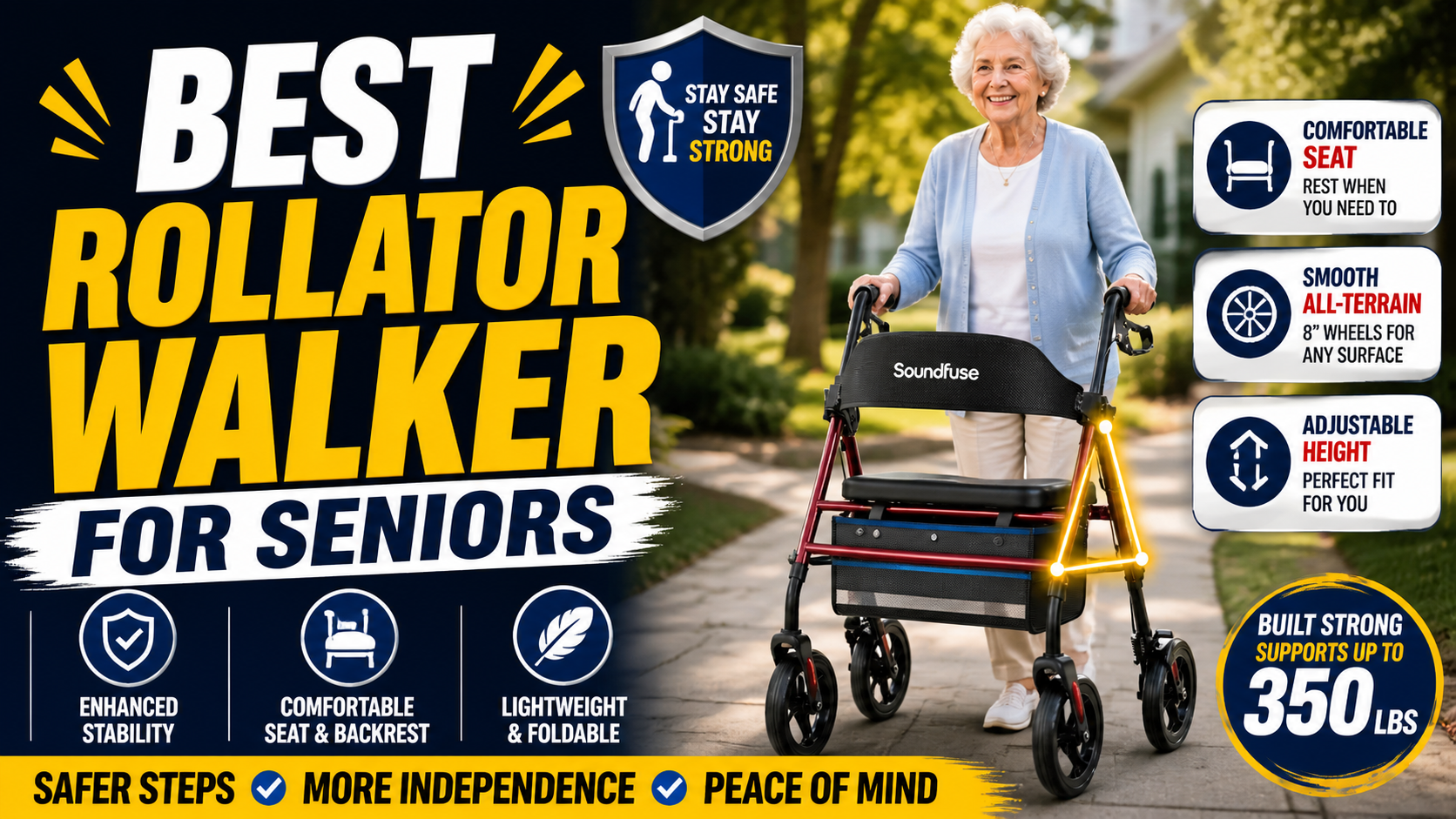 Best Rollator Walker for Seniors