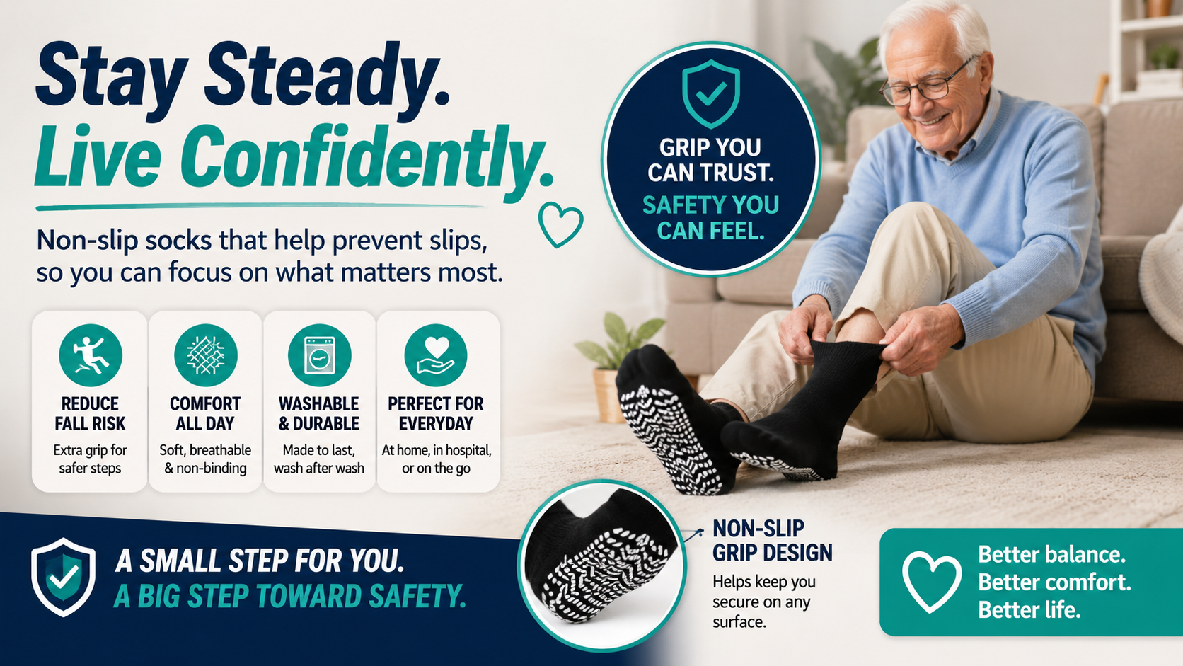 Best Non-Slip Socks for Seniors