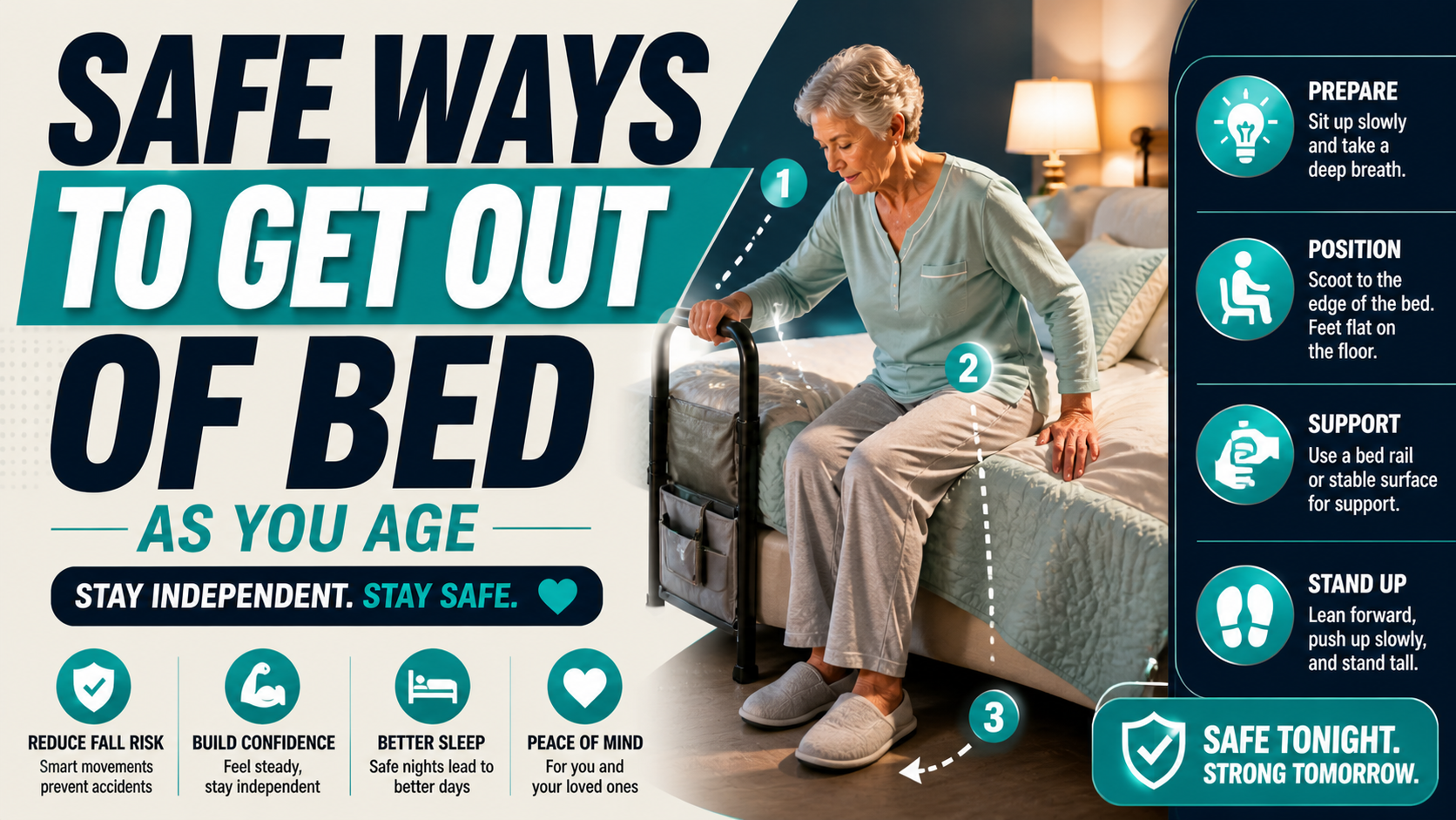 Safe Ways to Get Out of Bed as You Age