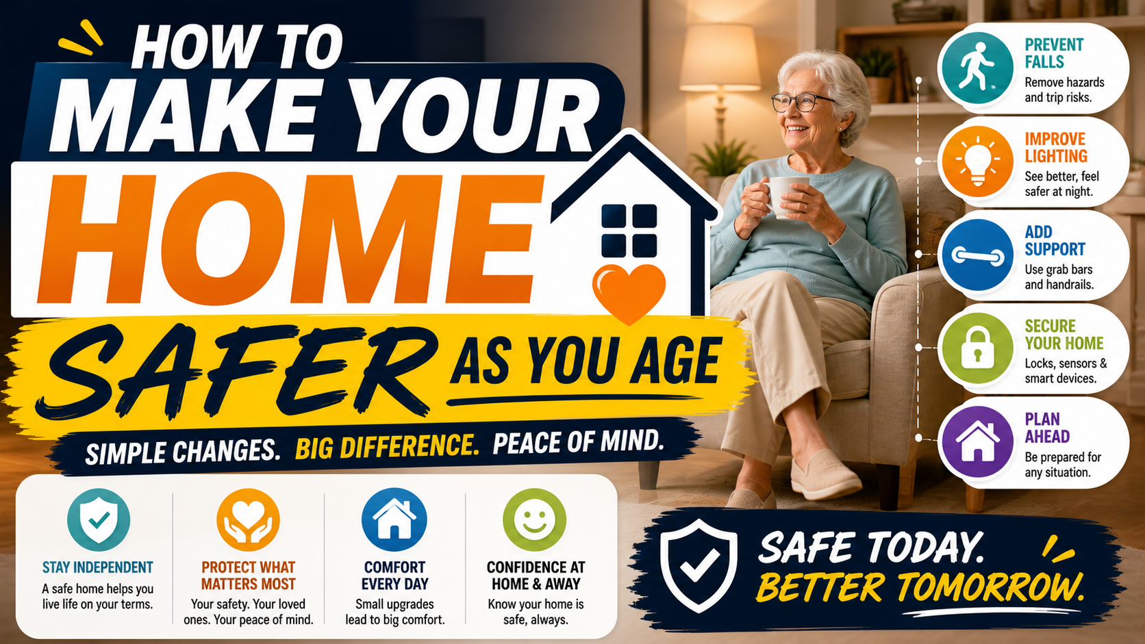 How to Make Your Home Safer as You Age