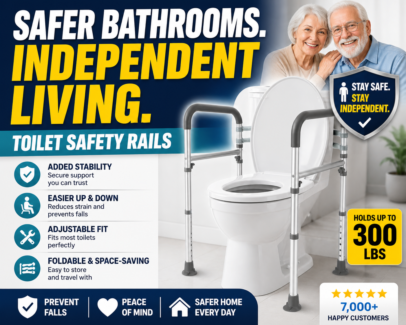 Best Toilet Safety Rails for Seniors — What to Look for and Why This One Wins