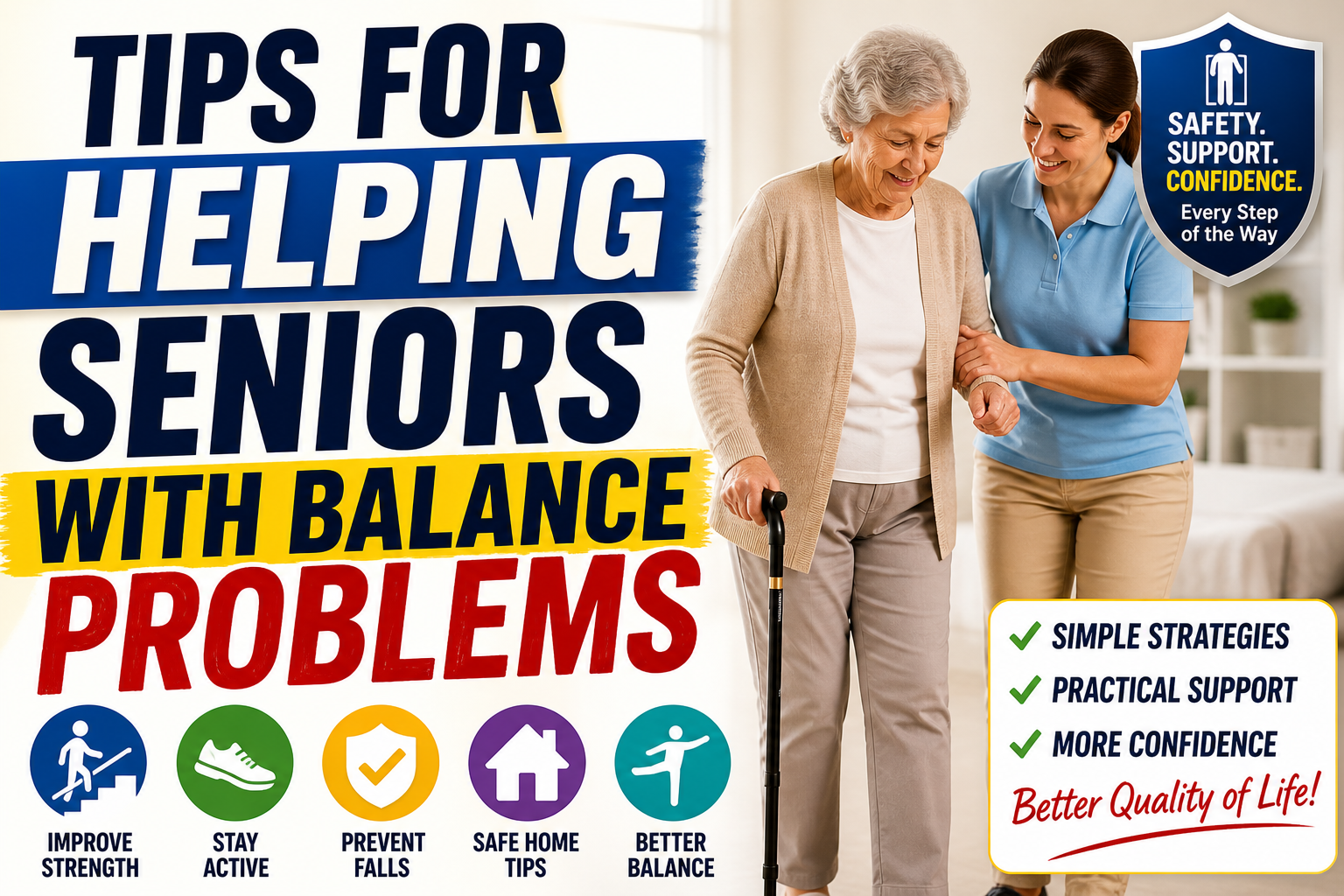 Tips for Helping Seniors With Balance Problems
