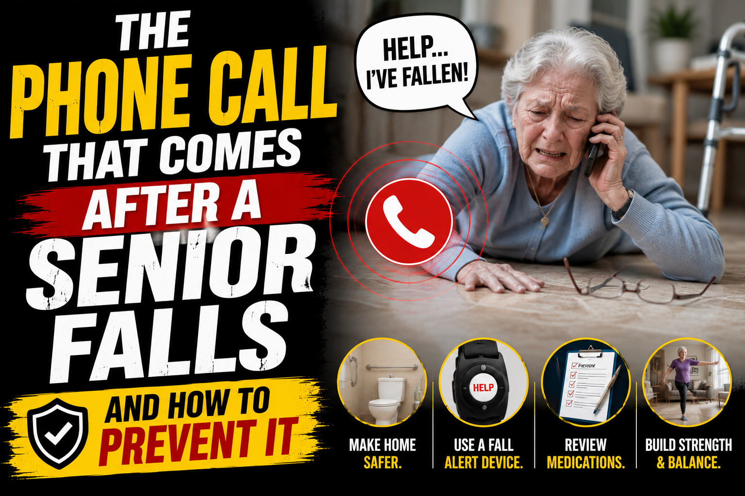The Phone Call That Comes After a Senior Falls — And How to Prevent It
