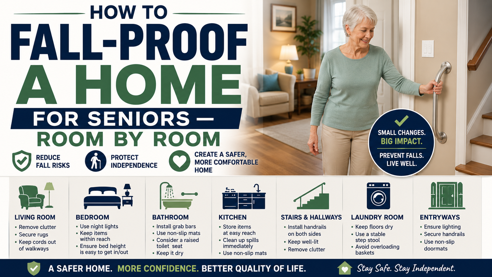 How to Fall-Proof a Home for Seniors
