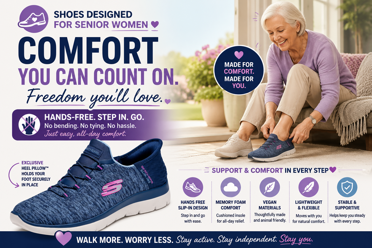 Best Slip-On Shoes for Senior Women — Hands Free Review