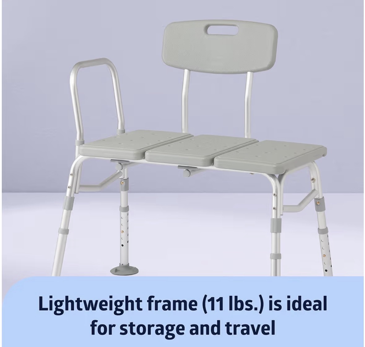 Lightweight senior transfer bench 